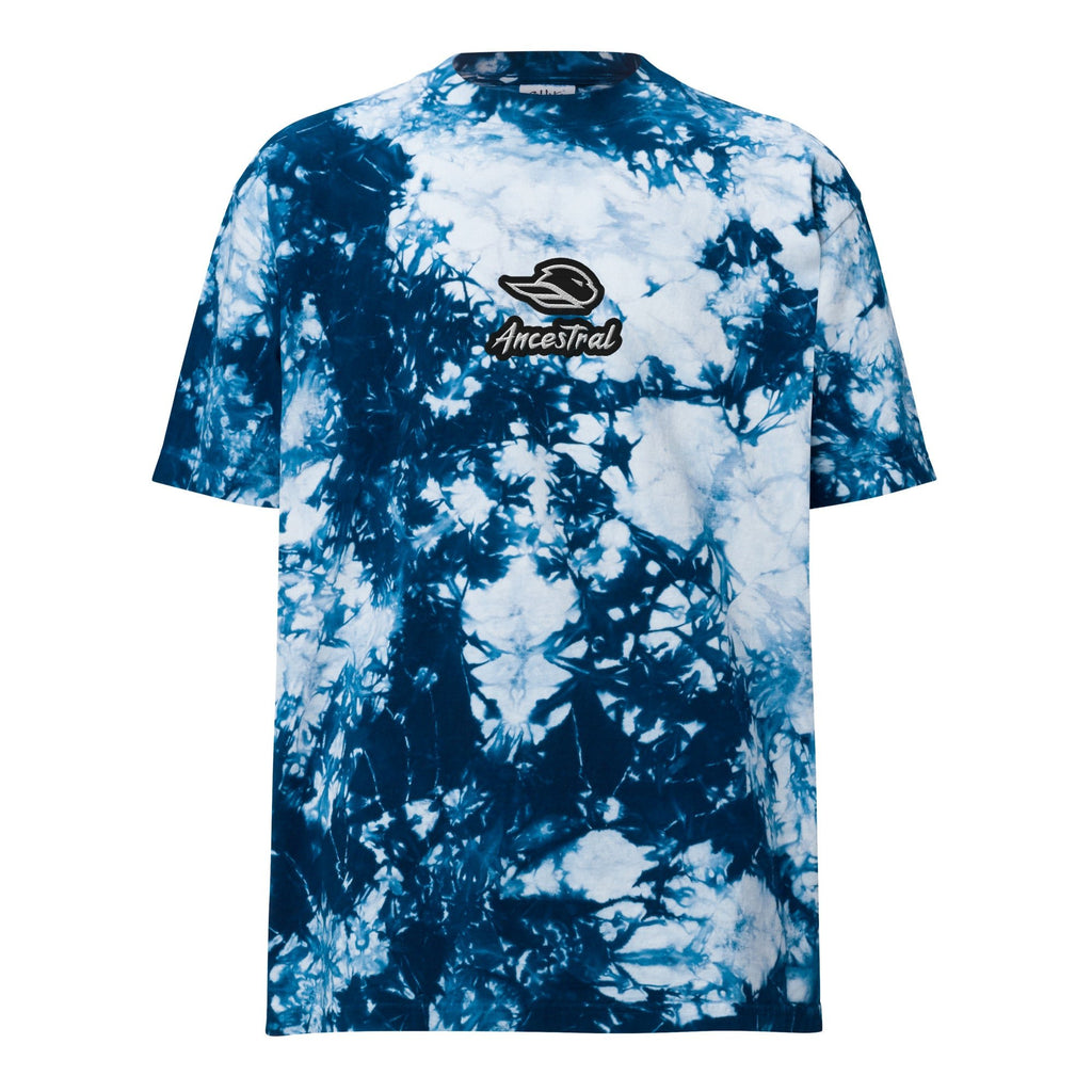 Ancestral Brand Streetball Oversized tie-dye t-shirt embroidered - Ancestral