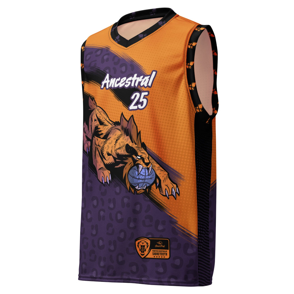 Primitive Sabretooth 1 - Basketball Unisex Jersey - Ancestral