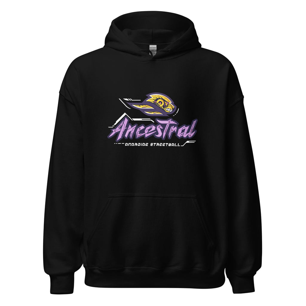 Ancestral Brand Cyberpunk Logo 3 Basketball Unisex Hoodie - Ancestral