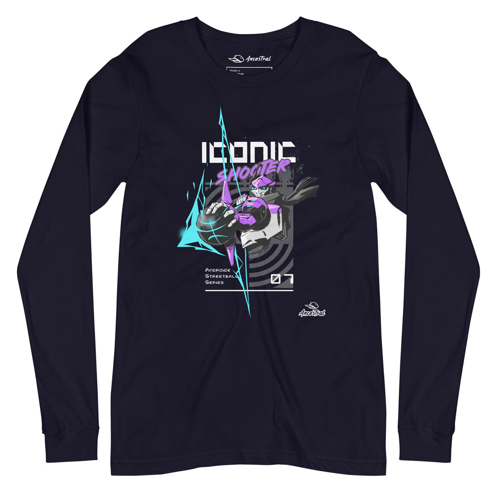 Iconic Shooter-2.3 Basketball Unisex Long Sleeve t-shirt - Ancestral 