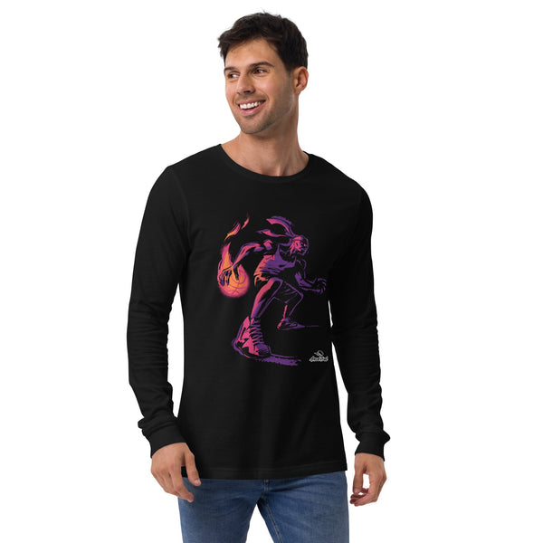 Lights and Shadows M-1.3 Basketball Men Long Sleeve t-shirt - Ancestral 