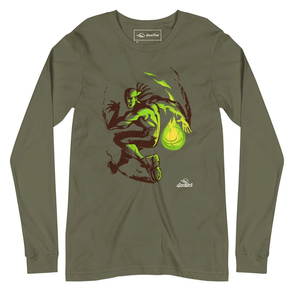 Lights and Shadows M-3.1 Basketball Men Long Sleeve t-shirt - Ancestral 