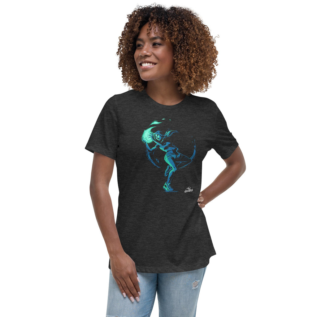 Lights and Shadows W-1.3 Basketball Women's Relaxed T-Shirt - Ancestral 