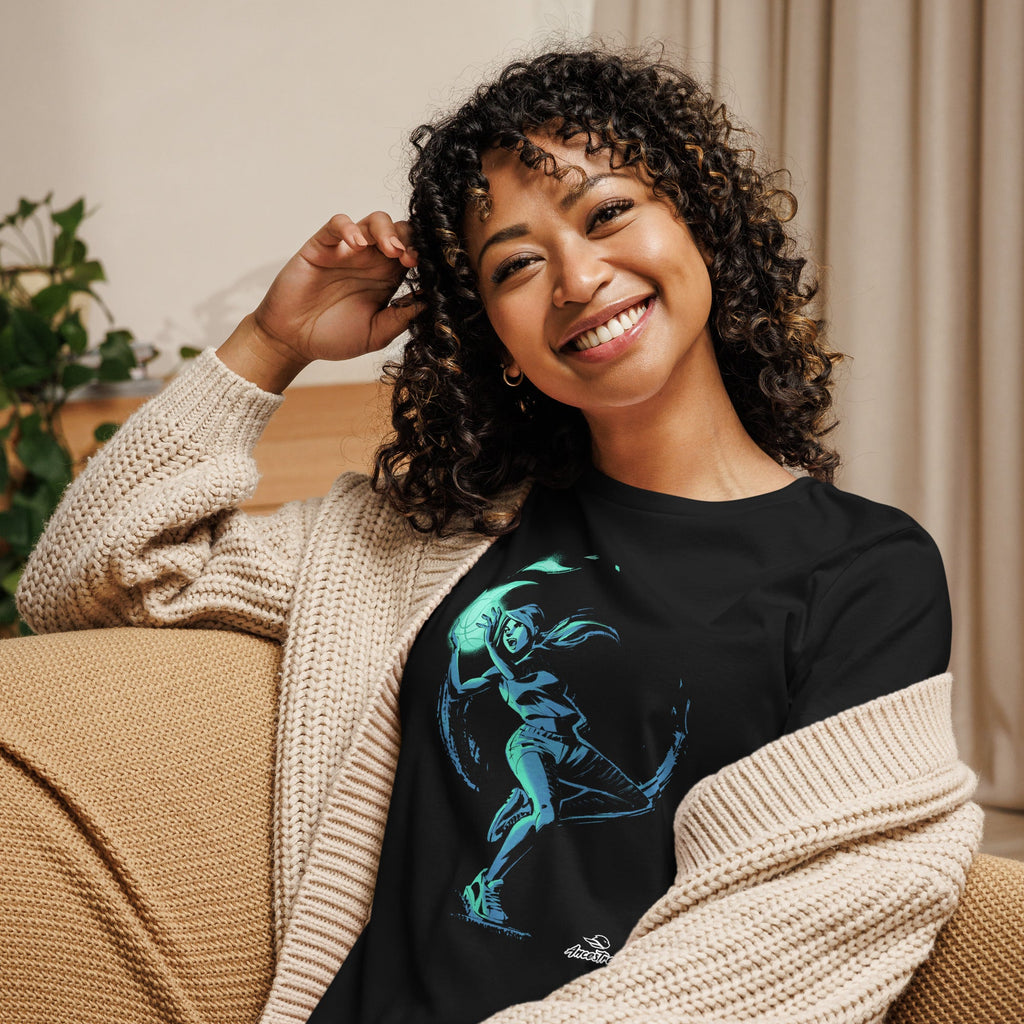 Lights and Shadows W-1.3 Basketball Women's Relaxed T-Shirt - Ancestral