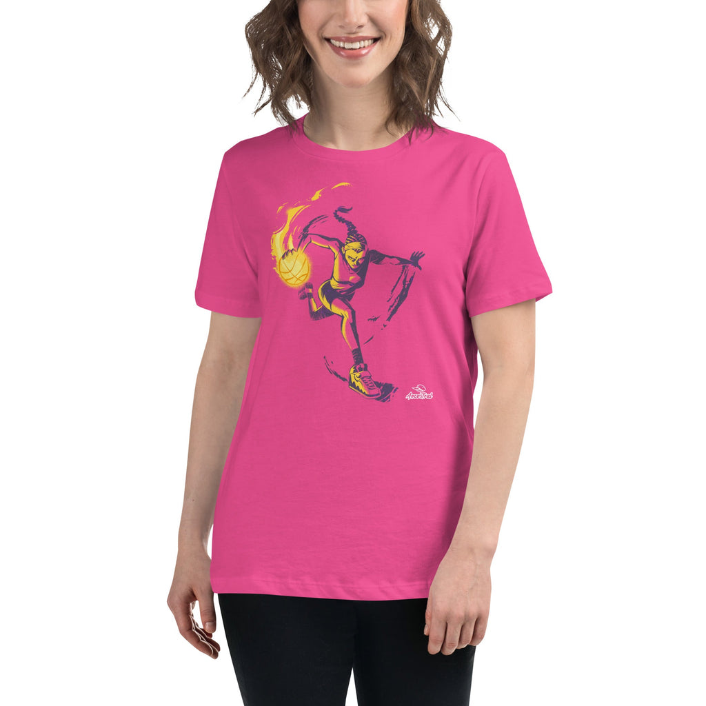 Lights and Shadows W-3.2 Basketball Women's Relaxed T-Shirt - Ancestral