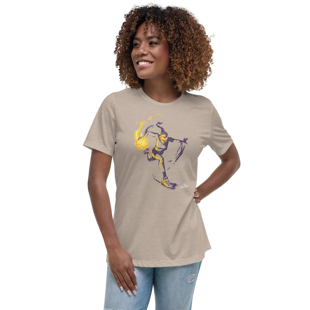 Lights and Shadows W-3.2 Basketball Women's Relaxed T-Shirt - Ancestral