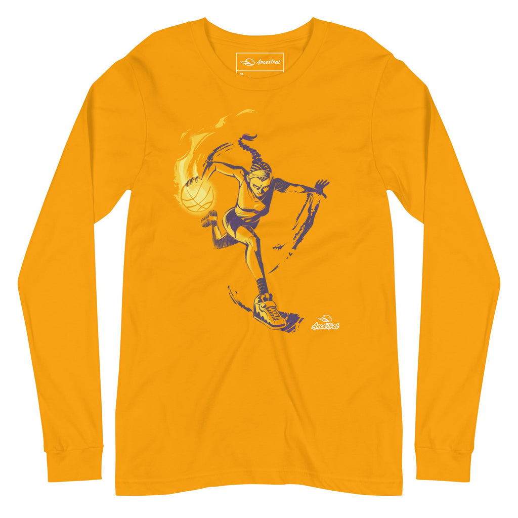 Lights and Shadows W-3.5 Basketball Women's Long Sleeve t-shirt - Ancestral 