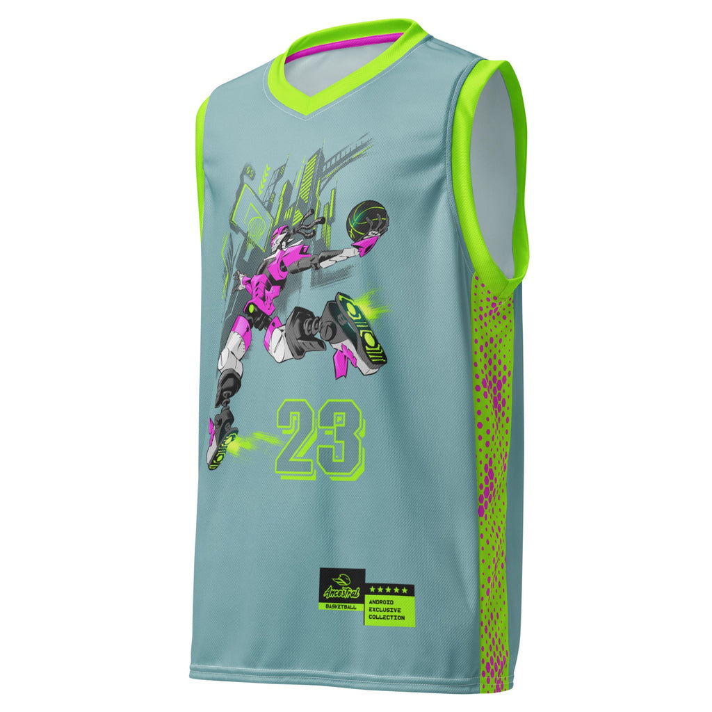 Slam Dunk Android-1.4 Basketball Unisex Jersey - Ancestral 