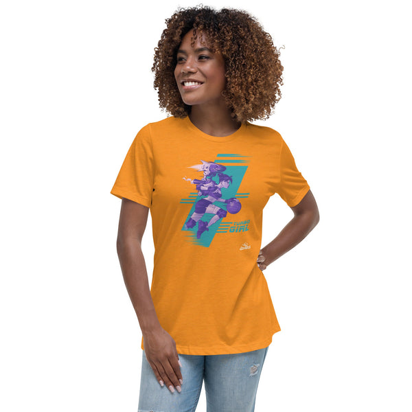 Turbo Girl 5 Basketball Women's Relaxed T-Shirt - Ancestral 